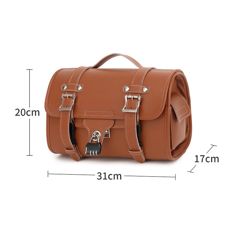 

Motorcycle Leather Rear Tail Bag