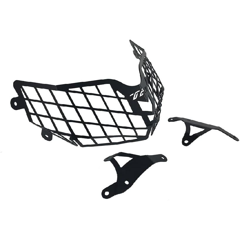 

Мотоциклетные аксессуары Защита решетки передней фары Защита решетки Сетчатая линза для Benelli TRK502 TRK502X TRK 502 502X (черный) серебряный