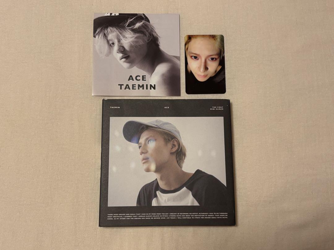 

[USED] TAEMIN ACE Album with Trading Card Note: CD not included