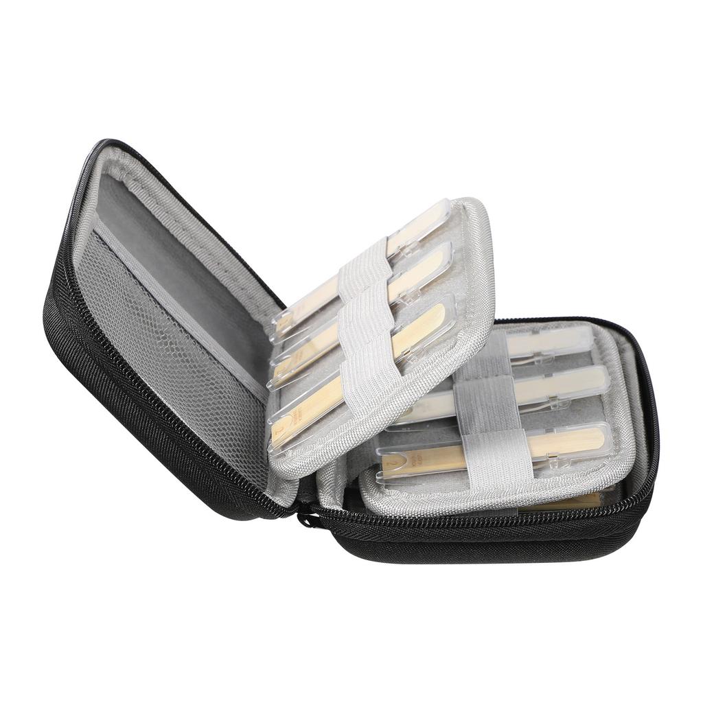 Custodia Borsa porta ance Impermeabile Porta ance per Sassofono Clarinetto Sacchetto Materiale EVA Protezione ance per Capacità 15 Pezzi