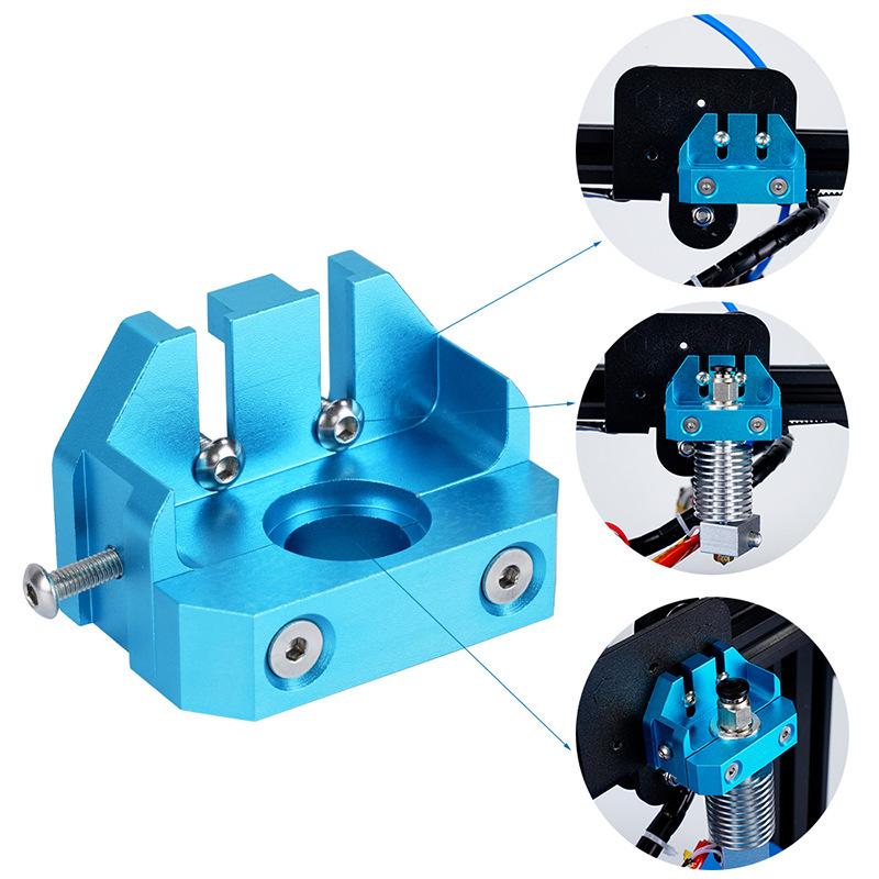 1set Integrated Clamps With Screws Nuts Compatible Multi-Mount All Metal Mount For V5/V6 Type Hotends Printers Accessories