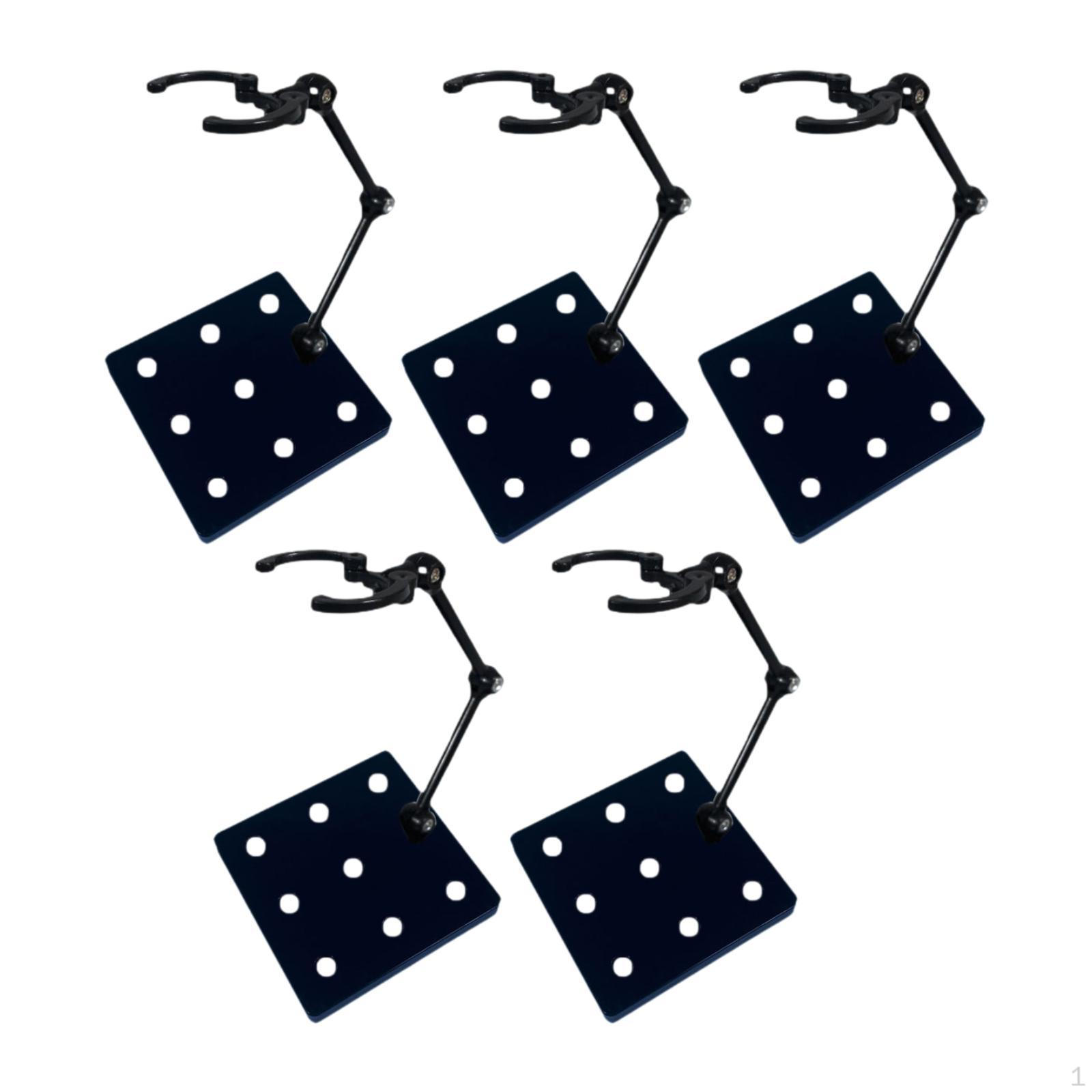 

5 шт. Підставка для моделі ляльки для легкого збирання, стоп-моушн-тримач BB 1/100 Kids Black