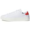 Adidas Originals Court Vantage Comfortable Versatile Durable Low-Top Skate Shoes Unisex Sneakers White Red CQ2566