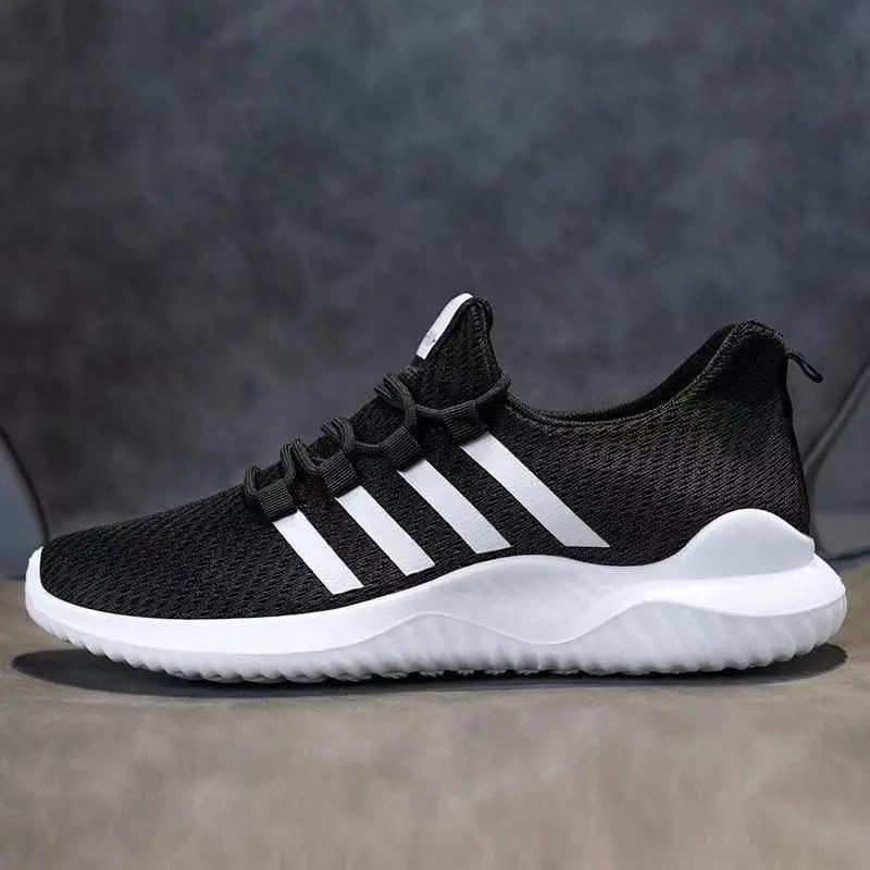 NEW Spring Breathable Sports Running Shoes, Men's White Shoes, Fashionable and Trendy Casual Shoes, Foreign Trade Men's Shoes