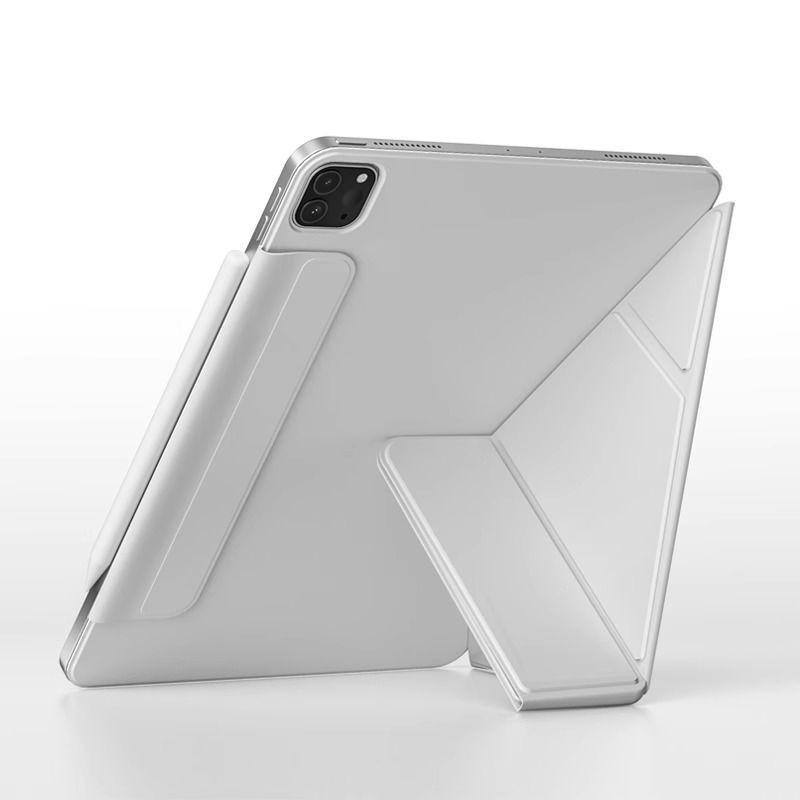 Magnetische Abnehmbare Doppelseitige Folio-Hülle für iPad 11. Gen A16 Pro 11 Air 5 Mit Ständer Sleep/Wake Anti-Shock PU-Leder