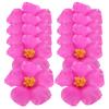 10Pcs High Simulation Hibiscus Flowers Tropical Party Decor Summer Wedding Photo Props Hawaiian Theme Faux Flower Head Decor
