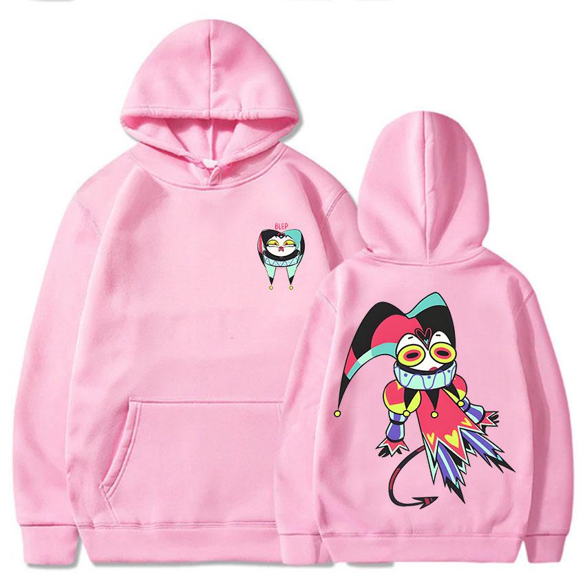 HelluvaBoss Hoodies Cartoon Print Comfortable Cute Sweatshirt With Hooded Harajuku Kawaii Clothes Sudaderas Japanese Anime Hoody