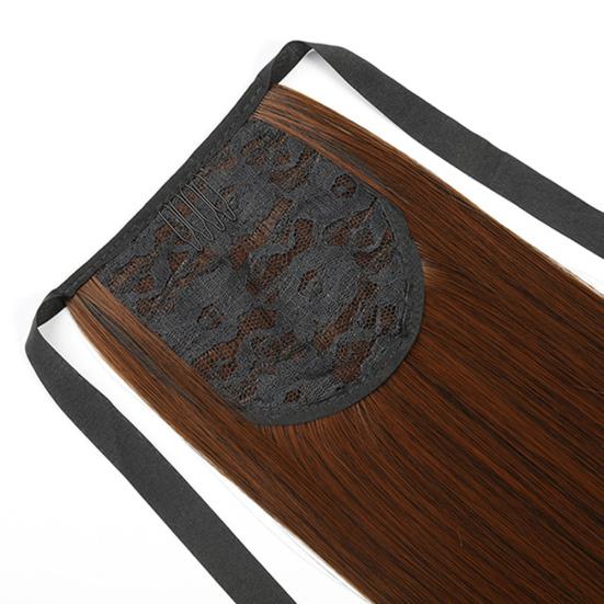 45/55/65cm Femei Perucă Lungă Dreaptă Coada de Cal Extensie Par Postă Cosplay