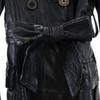 ANOTHER IMPORTANT CULTURE sheepskin trench coat Leather coat M black Women Used