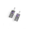 Natural Amethyst Earrings: 925 Sterling Silver, Gemstone Jewelry