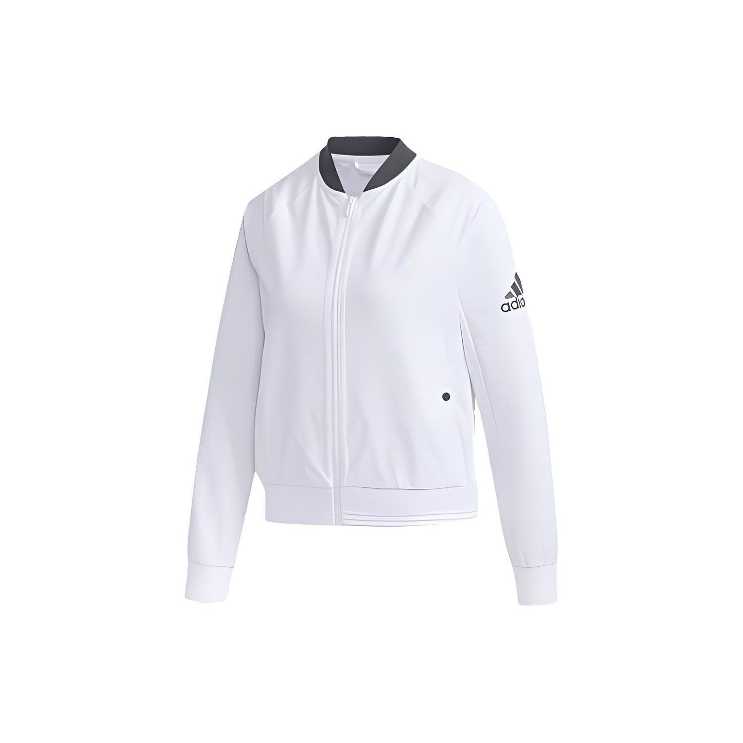 (WMNS) adidas Woven aviator Jacket White Women s FM9314 L