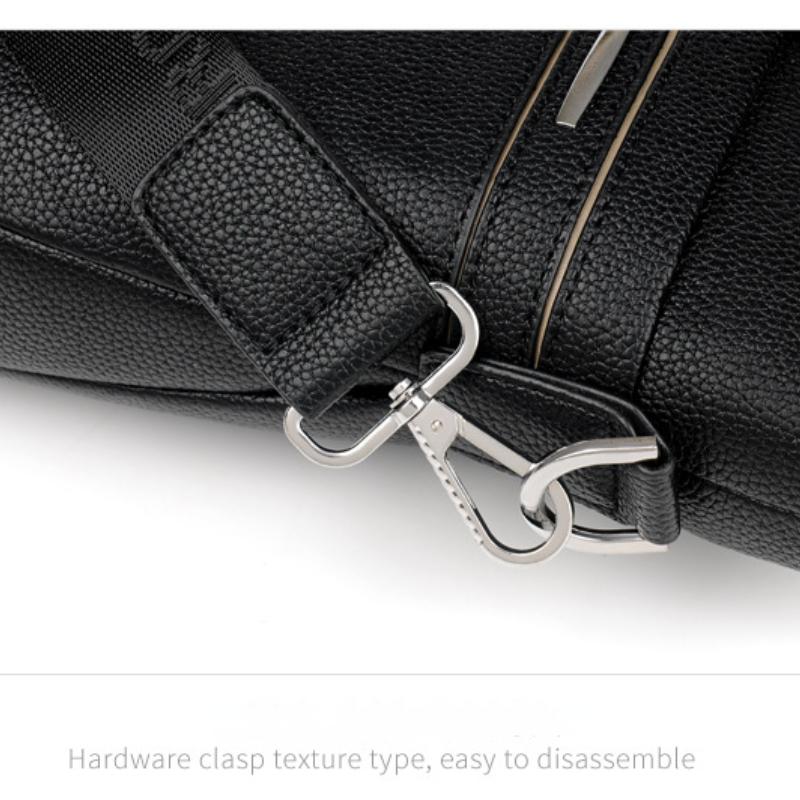 Men's Bag Handbag Soft Leather Large-capacity Casual Business Shoulder Bag Messenger Business Briefcase Men