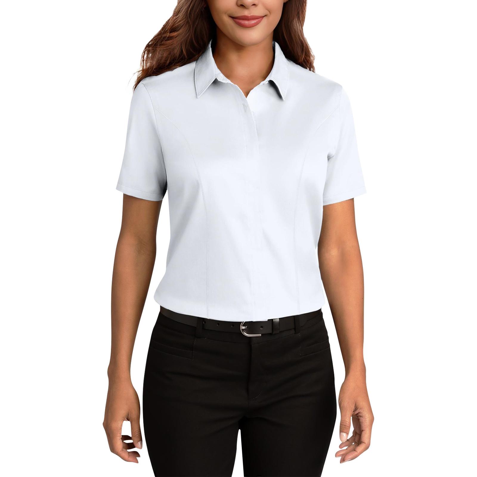 

Женские летние топы, повседневные, с оборками, коротким рукавом, круглым вырезом, свободные, плиссированные футболки S белый