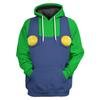 Toad Cosplay Men and Women Hoodie Adult Costume Game Movie Bros Roleplay Outfits Casual Pullover Halloween Party Clothes Disguise