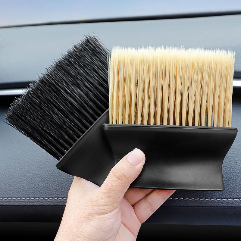 QDDY3 Car Wash Brush Dust Remover Air Outlet Soft Bristles Brushes For Lexus F SPORT LBX NX RX 350h 450h ES UX 300e GS GX IS LS LX CT