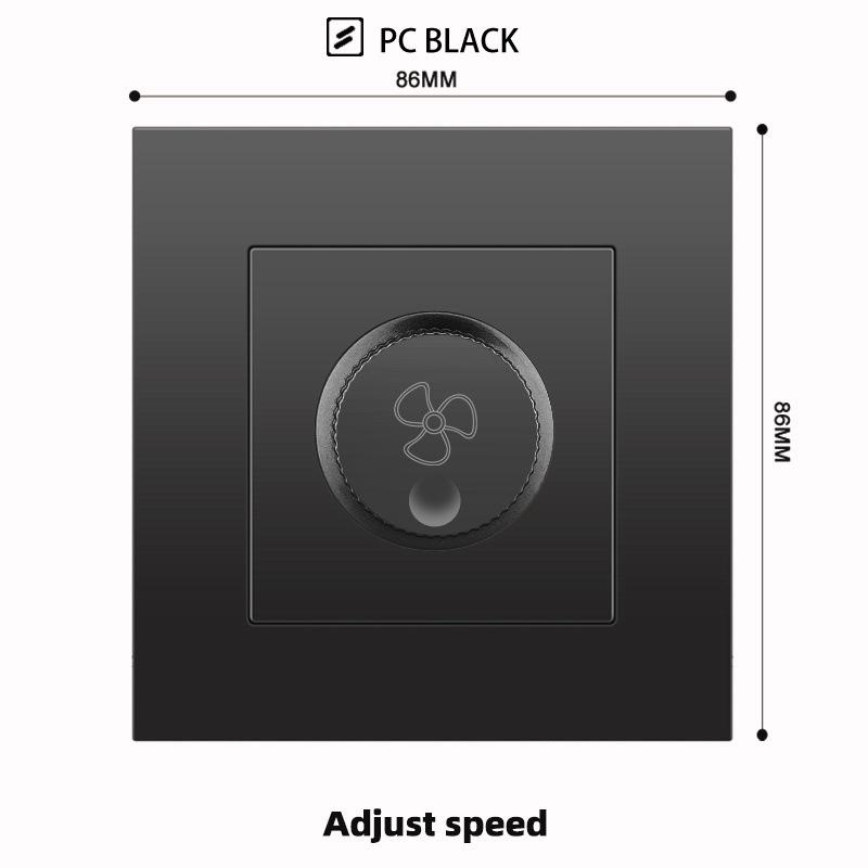 British 13A Socket with USB-C Fast Charging, Hong Kong & Macau Version, Black 3-Hole Square Pin 86 Panel
