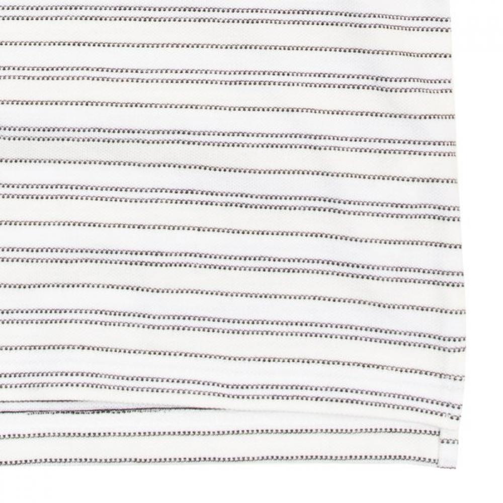 BlueTail WhiTe STripe Crop ShorT Sleeve T shirT azb2Ts06wT