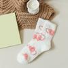 Comfortable Daily Wear Socks Coral Fleece for Women, Soft Thermal Crew with Non-Binding Thickened Fluffy Winter House Top, Fuzzy Sleep Cute