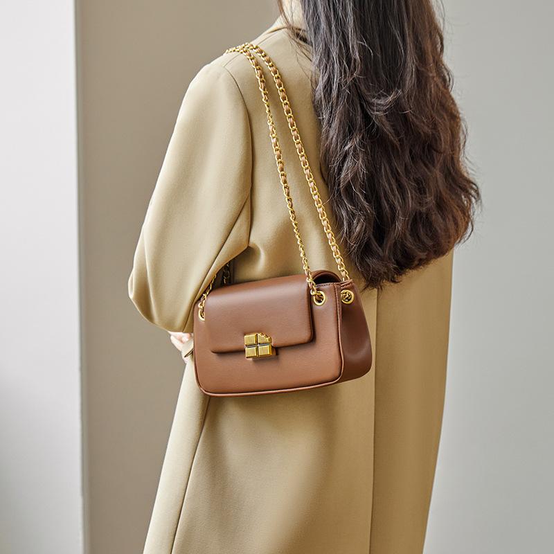 Mrs. Qiao Bag Women 2025 New Chain Bag High-End Underarm Bag Single Shoulder Crossbody Bag Genuine Leather Women's Bag