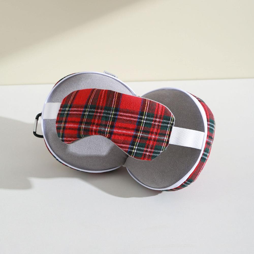 Multifunctional 2 In 1 Neck Pillows Light-blocking U-shaped Nap Pillow Foldable With Eye Mask Travel Pillow Office