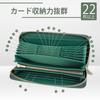 DCLKO 2026 Women's Genuine Leather Long Wallet, Multi-Function Wallet with YKK Zipper, 22 Card Slots, Large Capacity, Genuine Leather, Anti-Skimming