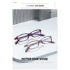 Elegant anti-blue light glasses, ultra-light reading glasses, small frame, plain lenses, for a natural, no-makeup look, suitable for both men and