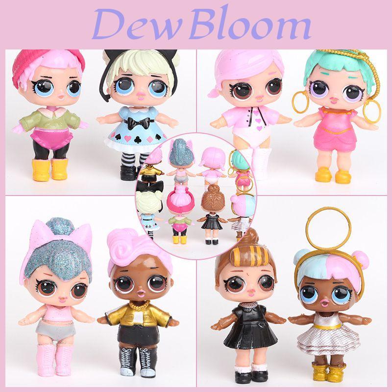 Adorable 8pcs Lol Surprise Figure Doll Toys Perfect For Kids Birthday Decorations