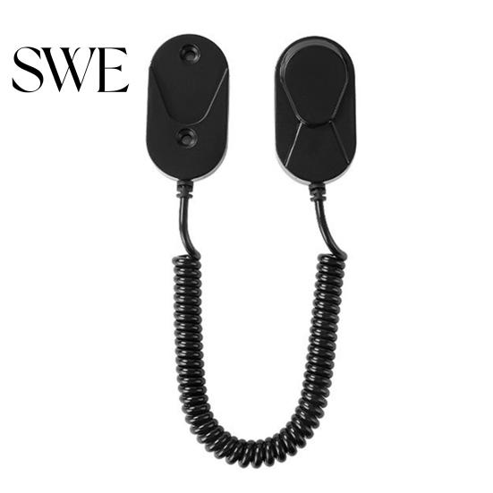 Space Saving Remote Holder Magnetic Control with Spring Rope Self-adhesive No Drill TV Wall Mounted Organizer Air Conditioner Anti-Loss Retractable