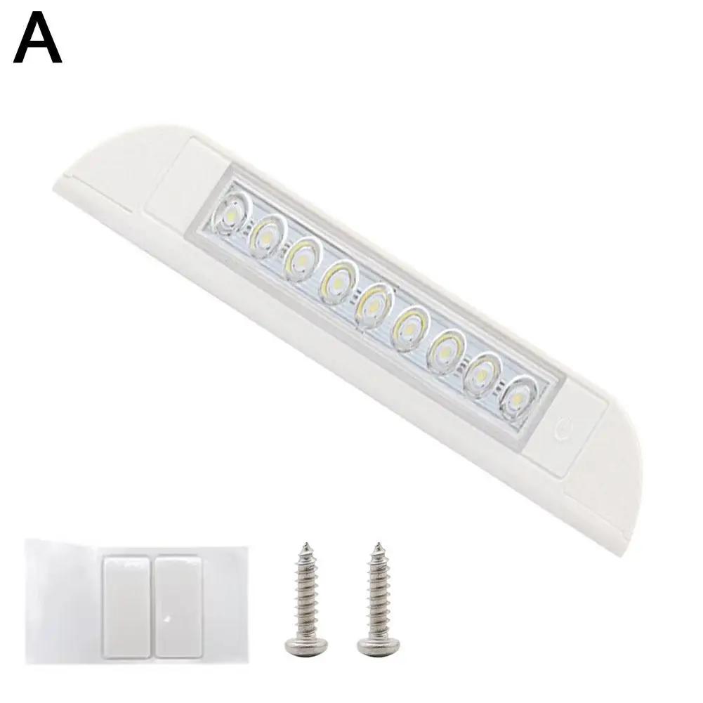 RV Yacht Indoor Ceiling Light for RV Interior Wall Lamps 12V Outdoor Camping Light Light Bar 6000K LED Awning Spot Light F7P9