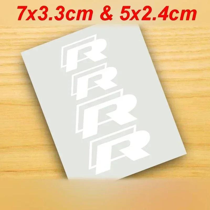 2026 Hot For VOLKSWAGEN VW 4Pcs Car Caliper Stickers Brake Wheel Hub Decals for Volkswagen VW GTI Rline Polo Golf Passat Tiguan 