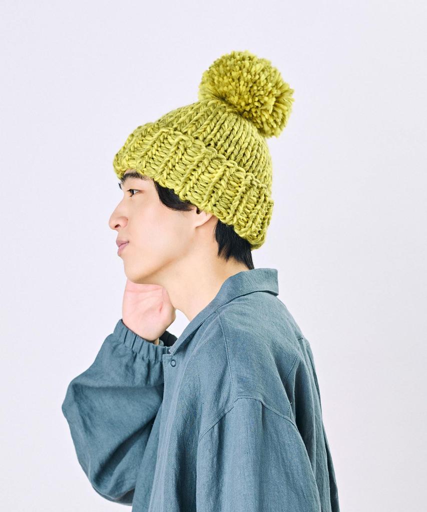 [Kashira] Hand Knitted Big Pompom