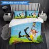 Pi-ppi And Horse Friendship 3pcs K-pop music group Bedding set,Ideal for Bedroom, Dormitory,Including Duvet Cover And 2pcs Pillowcases,Fan gifts