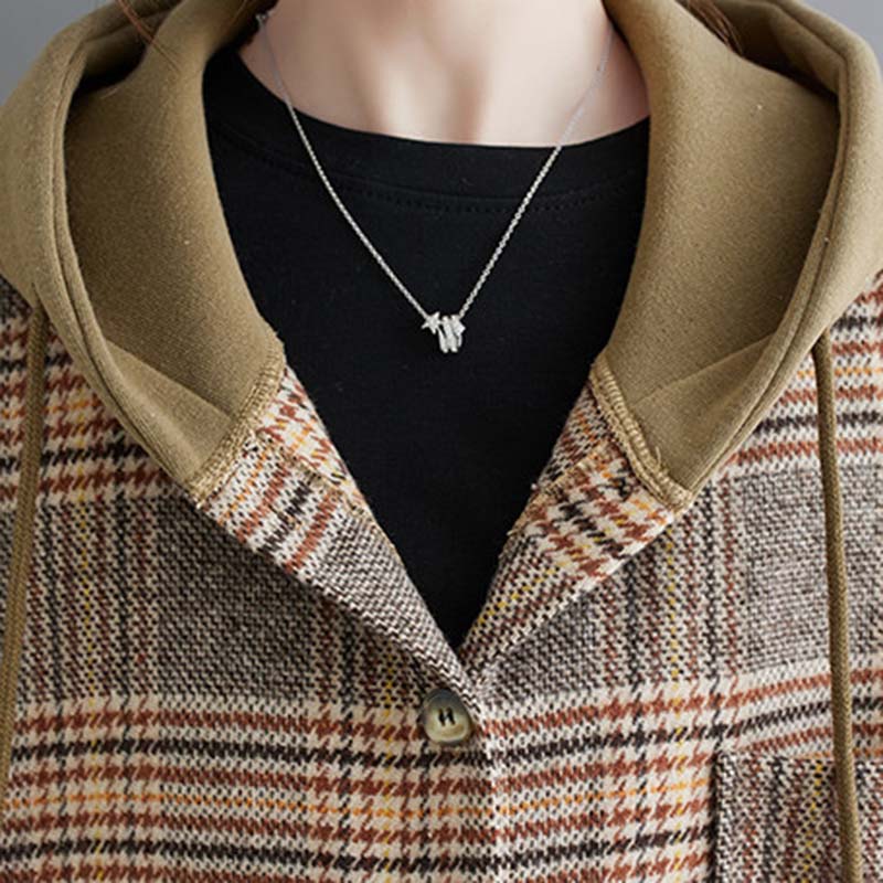 Mantel für Damen Verdickt Herbst Winter Windjacke Übergröße Wasserdicht Lässige Jacke