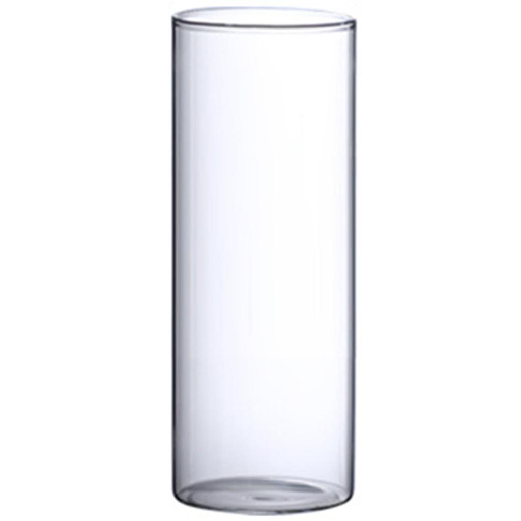 Clear Glass Flower Vase Tabletop Borosilicate Vases Floral Arrangements for Home Office Wedding Table