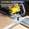 90 Degree Guide Rail Protractor Aluminium Alloy Adjustable Square Guide Professional Track Saw Guide Rail Square for Woodworking