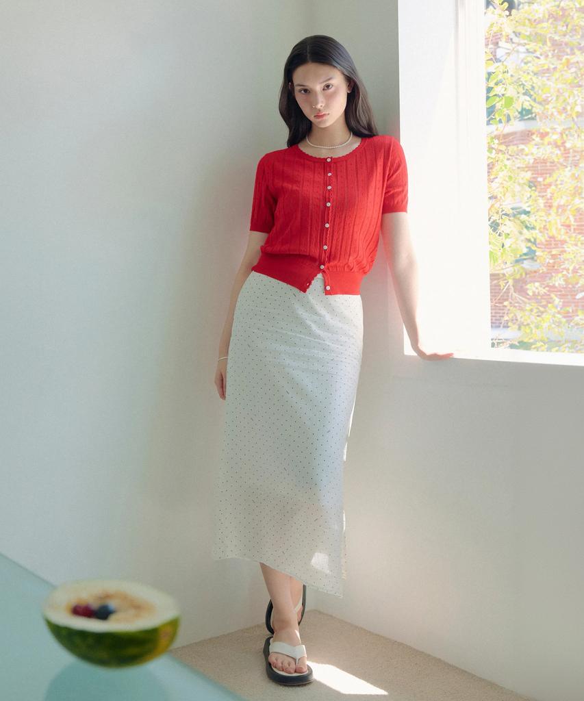 Roem See-Through Layered Skirt Rmwhg26R12