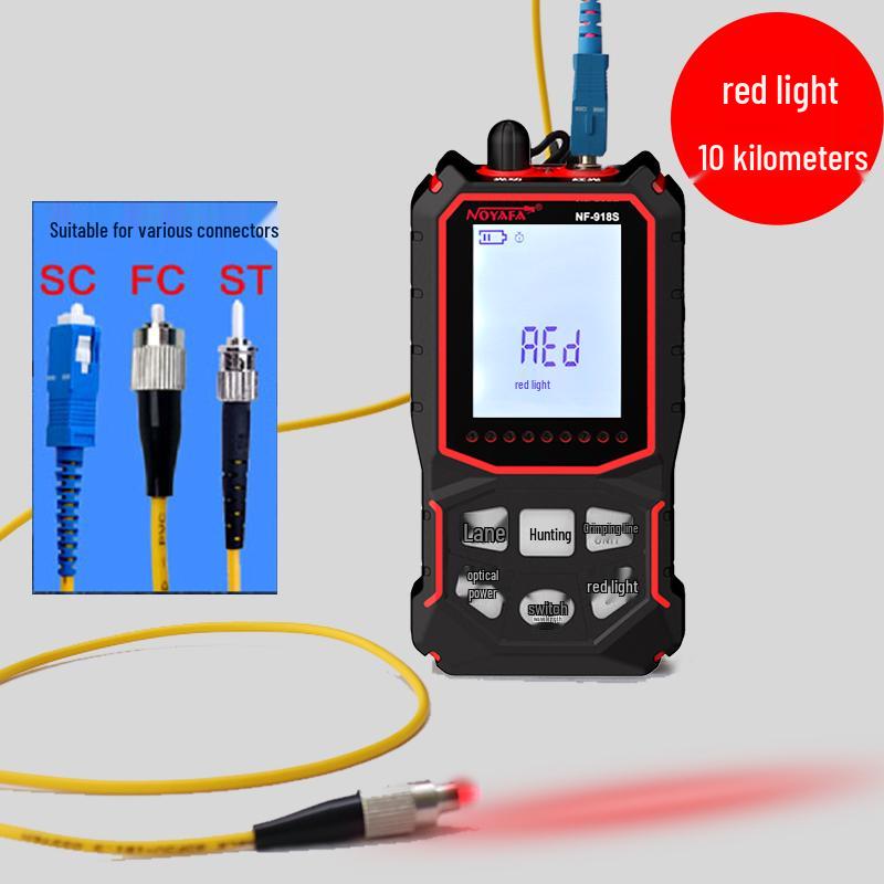 NF-918S Network Tester: Anti-Interference Ethernet Cable, PoE Line Tracker & Red Light Charging Pen