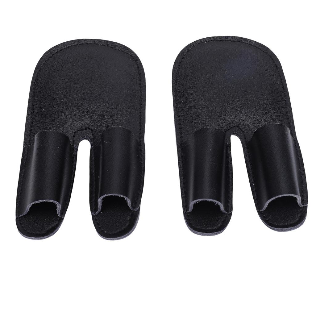 2pcs Baseball Finger Guard PU Leather Thickened Palm Shock Absorbing Sports Finger Sleeve Outdoor Training   Gear