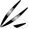 2Pcs Car Headlight Head Lamp Eyebrow Headlight Cover Trim Sticker for Skoda Octavia MK3 2015 2016 2017