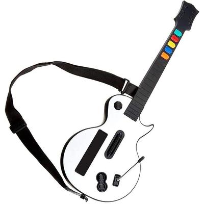 Wii Gitar Kontrol Cihazı Gitar Elektrik Gitar Kablosuz Hero ve Rock Band Gitar Kontrol Cihazı H... ile