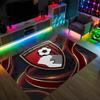 Bournemouth Football Design Crystal Velvet Carpet Cozy Non?Slip Printed Rug For Bedroom Living Room Entrance