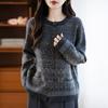 QingHe Cashmere Women's 30% Cashmere Cardigan - Soft & Warm Wool Blend Sweater