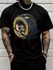 Unisex Short Sleeve T Shirt Racing Tire Wheel Graphic Tee Car Sport Print Tops Summer Soft Cotton Casual Street Wear For Adult Male