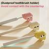 Portable Toothbrush Head Cover Clips Cat Plastic Dustproof Head Germproof Protector Caps For Travel Hiking Camping Bathroom