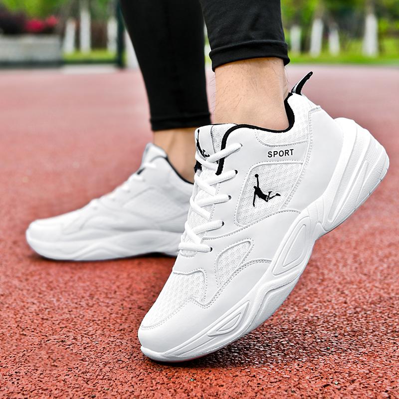 2025 summer breathable mesh sneakers men's platform youth fashion trend travel casual shoes student running shoes
