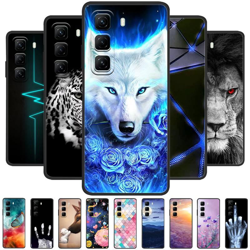 Voor Infinix Hot 50 Pro 4G Hoesje X6881 Schattige Siliconen TPU Mattele Telefoonhoes Voor Infinix Hot50 Pro+ 4G Bumper 50 Pro Plus X6880 Capa