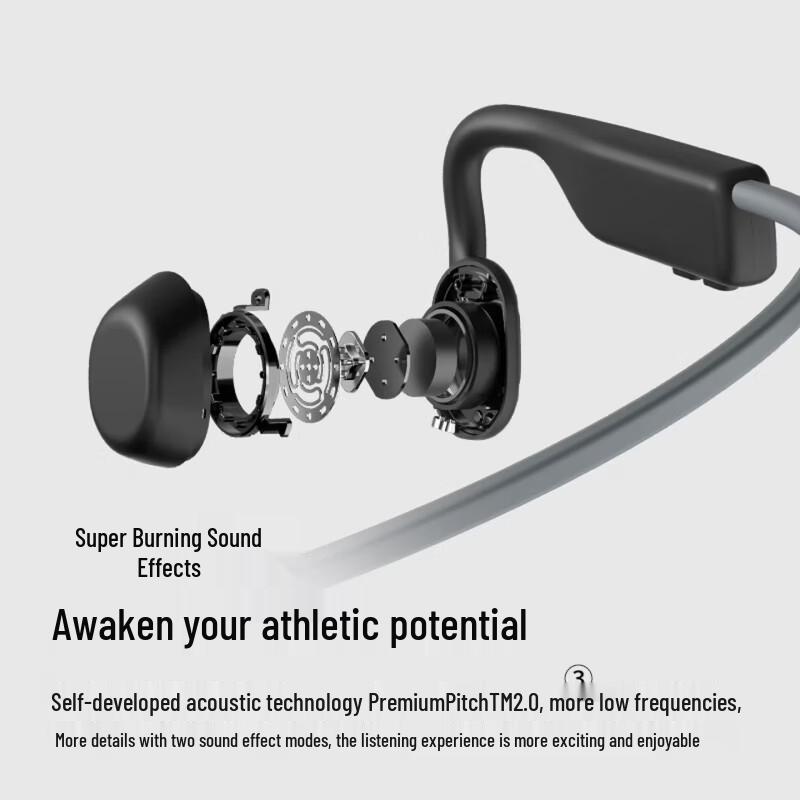 SHOKZ OpenMove Bone Conduction Bluetooth Headphones
