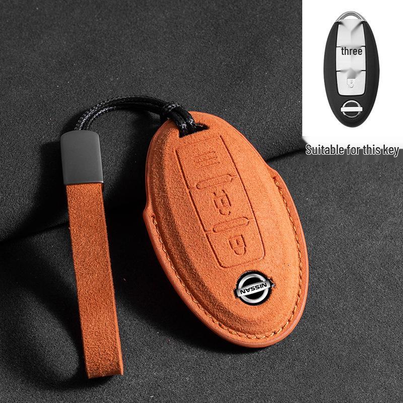 Nissan Car Key Cover for Altima, Sylphy (14th Gen), Qashqai, X-Trail, Tiida, Bluebird, Kicks, Tanlu, Loulan