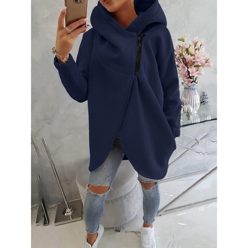 BITCED Women's Fashion Casual Solid Color Print Long Sleeve Hooded Hoodies & Sweatshirts International Design