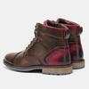 Plus Size Men's High-Top Leather Workwear Ankle Boots - US Size Fashion Martin Boots